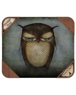 Подложка за мишка Santoro - Grumpy Owl