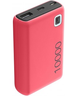 Портативна батерия Cellularline - Essence, 10000 mAh, розова
