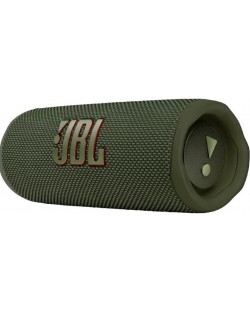 Портативна колонка JBL - Flip 6, водоустойчива, зелена