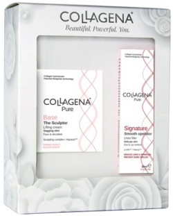 Collagena Pure Комплект - Лифтинг крем и Серум около очи, 50 + 30 ml