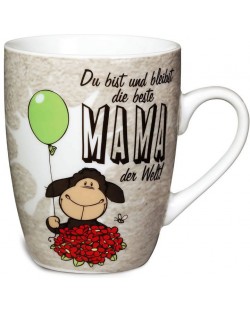 Порцеланова чаша Nici - С надпис „Ти си най-добрата майка на света"