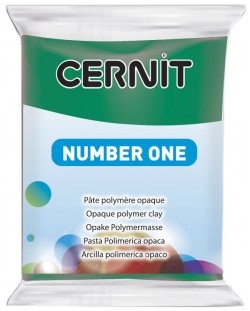 Полимерна глина Cernit №1 - Смарагд, 56 g
