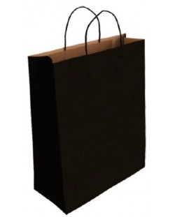 Подаръчна торбичка IPA - Крафт, черна, M