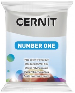 Полимерна глина Cernit №1 - Сива, 56 g