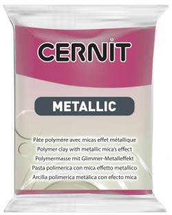 Полимерна глина Cernit Metallic - Магента, 56 g