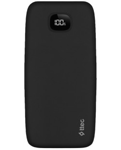 Портативна батерия ttec - ChargeUp Pro LCD, 20000 mAh, черна