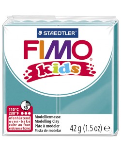 Полимерна глина Staedtler Fimo Kids - тюркоазен цвят