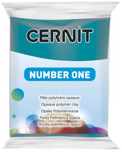 Полимерна глина Cernit №1 - Патешко синя, 56 g
