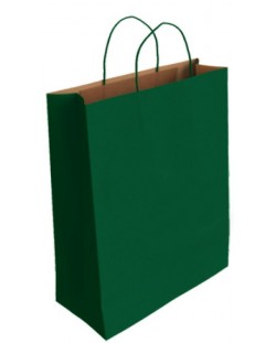 Подаръчна торбичка IPA - Крафт, зелена, L