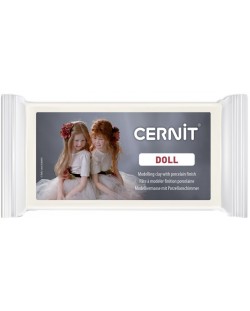 Полимерна глина Cernit Doll - Бяла, 500 g
