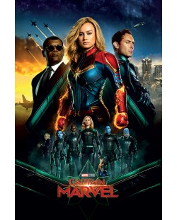 Макси плакат Pyramid Marvel: Captain Marvel - Epic