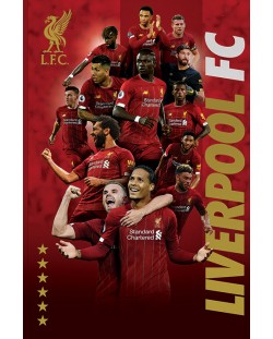 Макси плакат Pyramid Sports: Football - Liverpool FC (Players 2019-20)
