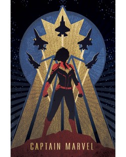 Макси плакат Pyramid Marvel: Captain Marvel - Key Art
