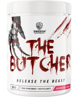 The Butcher, raspberry smash, 525 g, Swedish Supplements