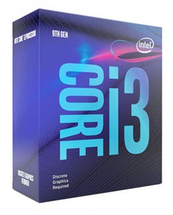 Процесор Intel - Core i3-9100F, 4-cores, 4.2GHz, 6MB, Box