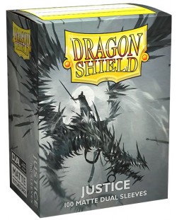 Протектори за карти Dragon Shield Dual Sleeves - Matte Justice (100 бр.)