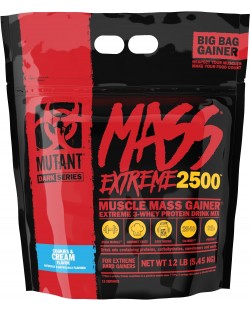 Mass Extreme 2500, бисквитки и сметана, 5.45 kg, Mutant