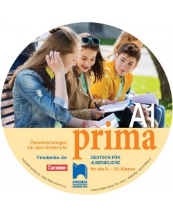PRIMA A1. Книга за учителя по немски език за 9. – 10. клас за втори чужд език (CD). Нова програма 2018/2019 (Просвета)