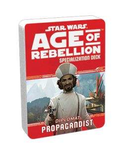 Допълнение за ролева игра Star Wars: Age of Rebellion - Propagandist Specialization Deck