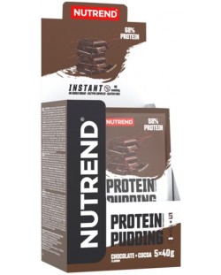 Protein Pudding, шоколад с какао, 5 сашета, Nutrend