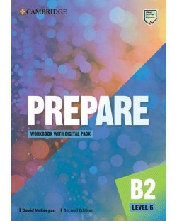 Prepare! Level 6 Workbook with Digital Pack (2nd edition) / Английски език - ниво 6: Учебна тетрадка с код