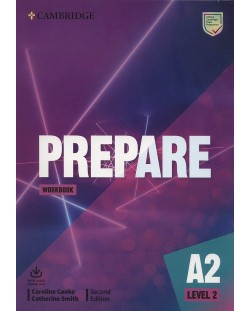 Prepare! Level 2 Workbook with Audio Download (2nd edition) / Английски език - ниво 2: Учебна тетрадка с аудио