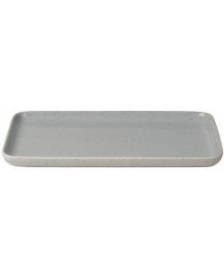 Правоъгълна чиния Blomus - Sablo, размер L, сива