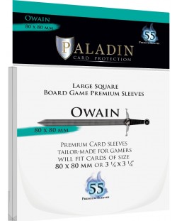 Протектори за карти Paladin - Owain 80 x 80 (55 бр.)