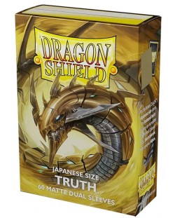 Протектори за карти Dragon Shield - Matte Dual Sleeves Small Size, Truth (60 бр.)