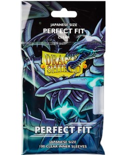 Протектори за карти Dragon Shield Perfect Fit Sleeves - Small Clear (100 бр.)