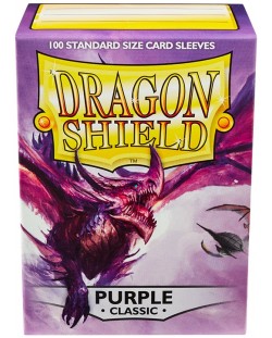 Протектори за карти Dragon Shield Classic Sleeves - Лилави (100 бр.)