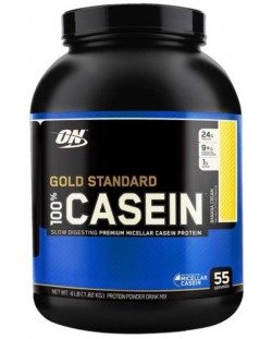 Gold Standard 100% Casein, банан, 1.82 kg, Optimum Nutrition