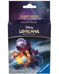 Протектори за карти Disney Lorcana TCG: The First Chapter Card Sleeves - Captain Hook (65 бр.)