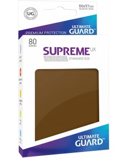 Протектори Ultimate Guard Supreme UX Sleeves - Standard Size, кафяви (80 бр.)