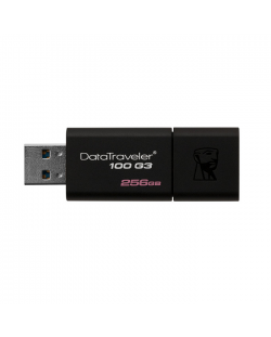 Флаш памет Kingston - DT, 256GB, USB 3.0, черна