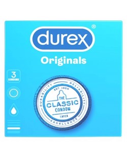 Originals Classic Презервативи, 3 броя, Durex