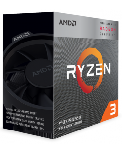 Процесор AMD - Ryzen 3 3200G, 4-cores, 4.00GHz, 4MB, Box