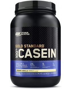 Gold Standard 100% Casein, ванилия, 907 g, Optimum Nutrition