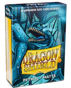 Протектори за карти Dragon Shield Sleeves - Small Matte Petrol (60 бр.)