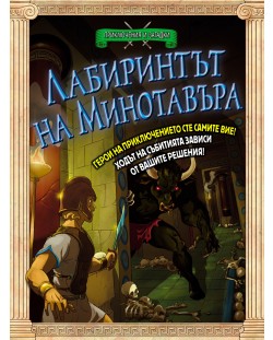 Приключения и загадки: Лабиринтът на минотавъра (книга - игра)