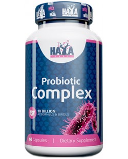 Probiotic Complex 10 Billion Acidophilus & Bifidus, 60 капсули, Haya Labs