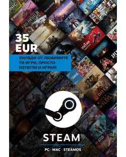 Предплатена карта за Steam - 35 евро (digital)