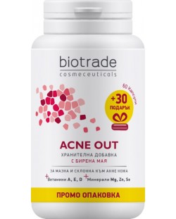 Biotrade Acne Out Хранителна добавка, 60 + 30 капсули
