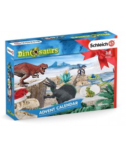 Комплект фигурки Schleich Dinosaurs - Празничен календар, динозаври