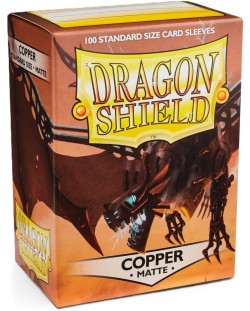 Протектори за карти Dragon Shield Sleeves - Matte Copper (100 бр.)