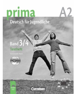 PRIMA A2: Немски език - част 3 и 4 (книга с тестове)