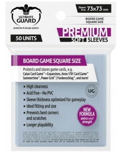 Протектори за карти Ultimate Guard for Board Game Cards Square (50 бр.)