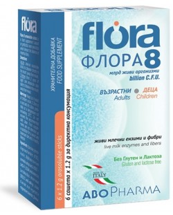 Flora 8, 6 сашета, Abo Pharma