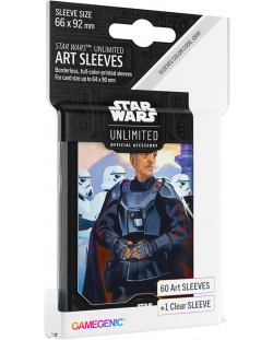 Протектори за карти Gamegenic - Star Wars: Unlimited Art Sleeves - Moff Gideon (60 бр.)