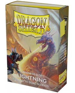 Протектори за карти Dragon Shield Dual Lightning Sleeves - Small Matte (60 бр.)